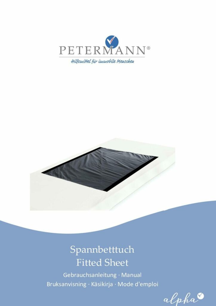 Gebrauchsanleitung Spannbetttuch