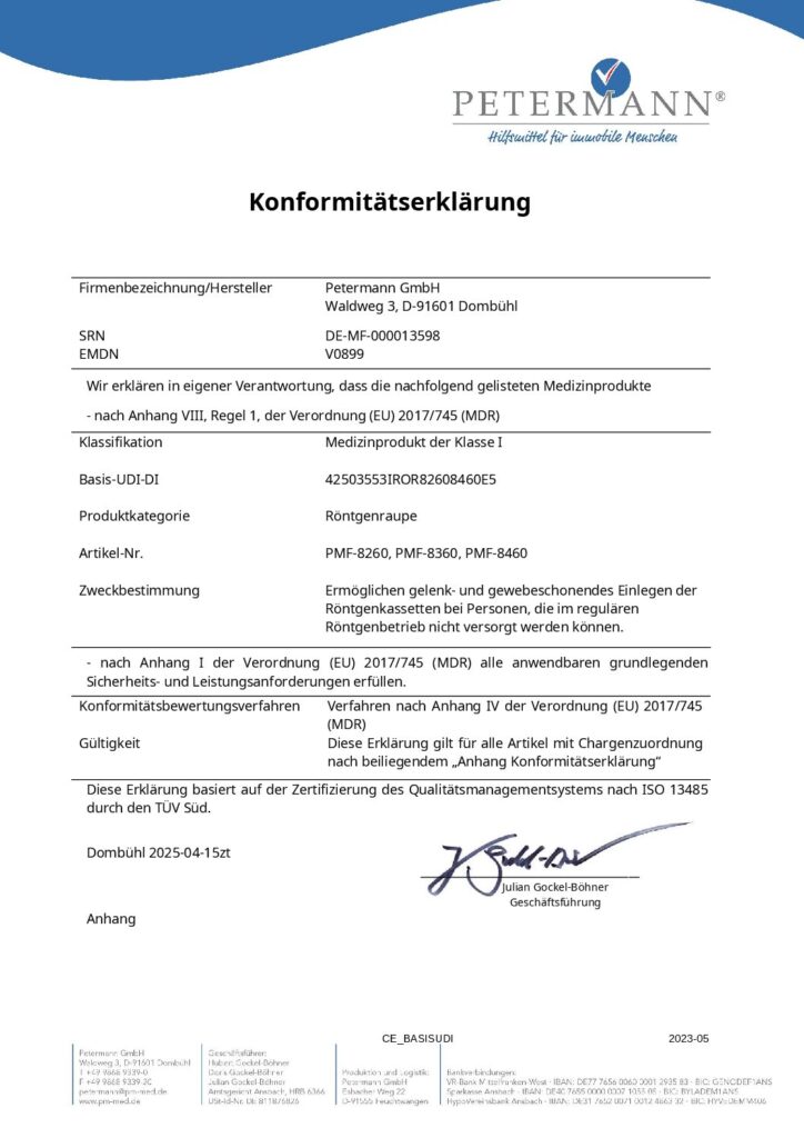 Konformitätserklärung