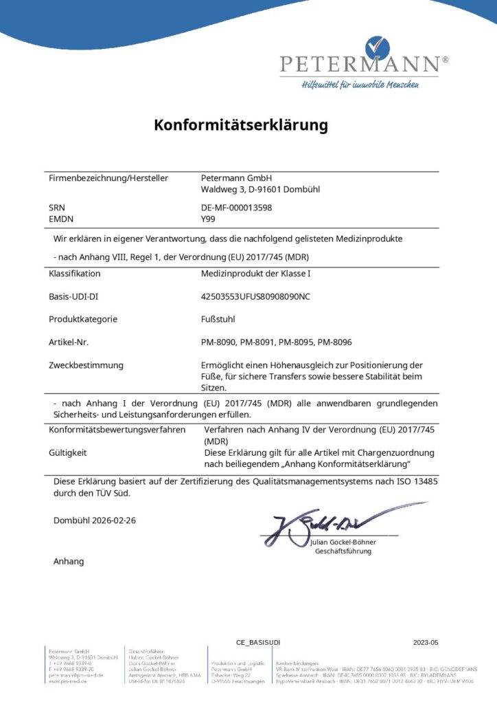Konformitätserklärung